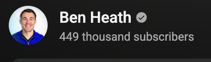 Ben Heath YouTube channel